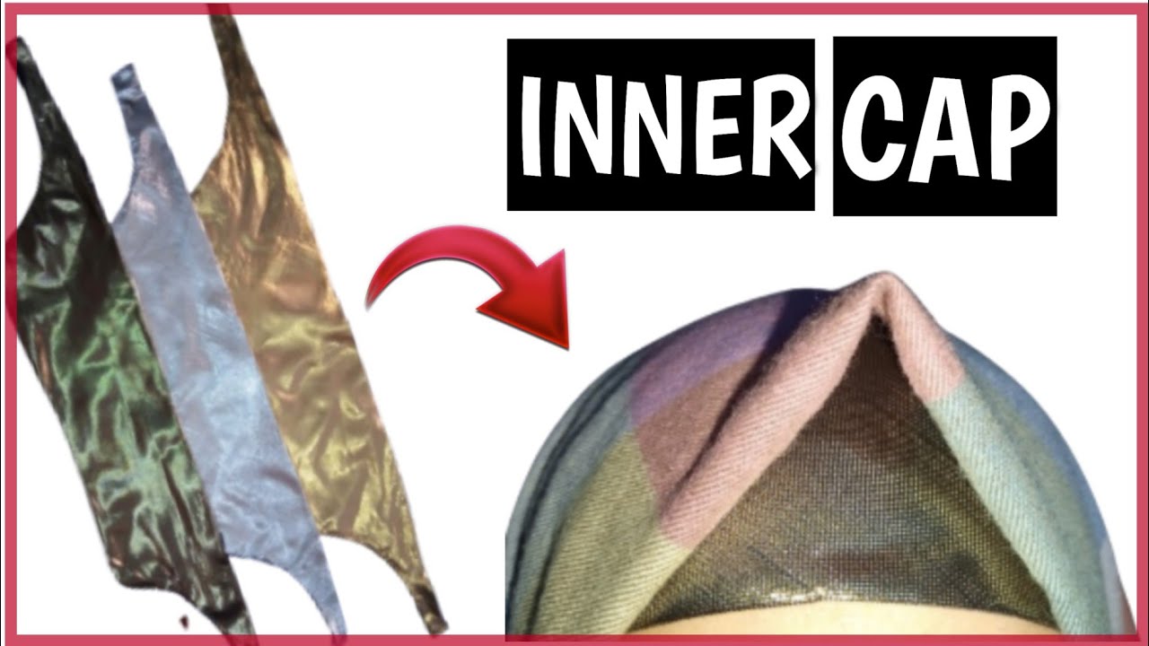 Hijab Cap Cutting And Stitching | How To Sew Inner Cap In One Piece 🤗