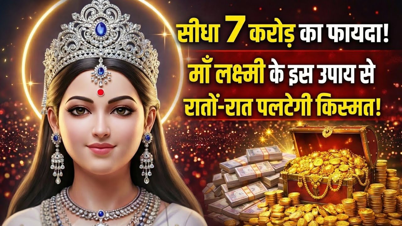 सीधा 7 करोड़ का फायदा! माँ लक्ष्मी के इस उपाय से रातों-रात  ⁨@Laxmikripa-r2i⁩  #maa #motivation