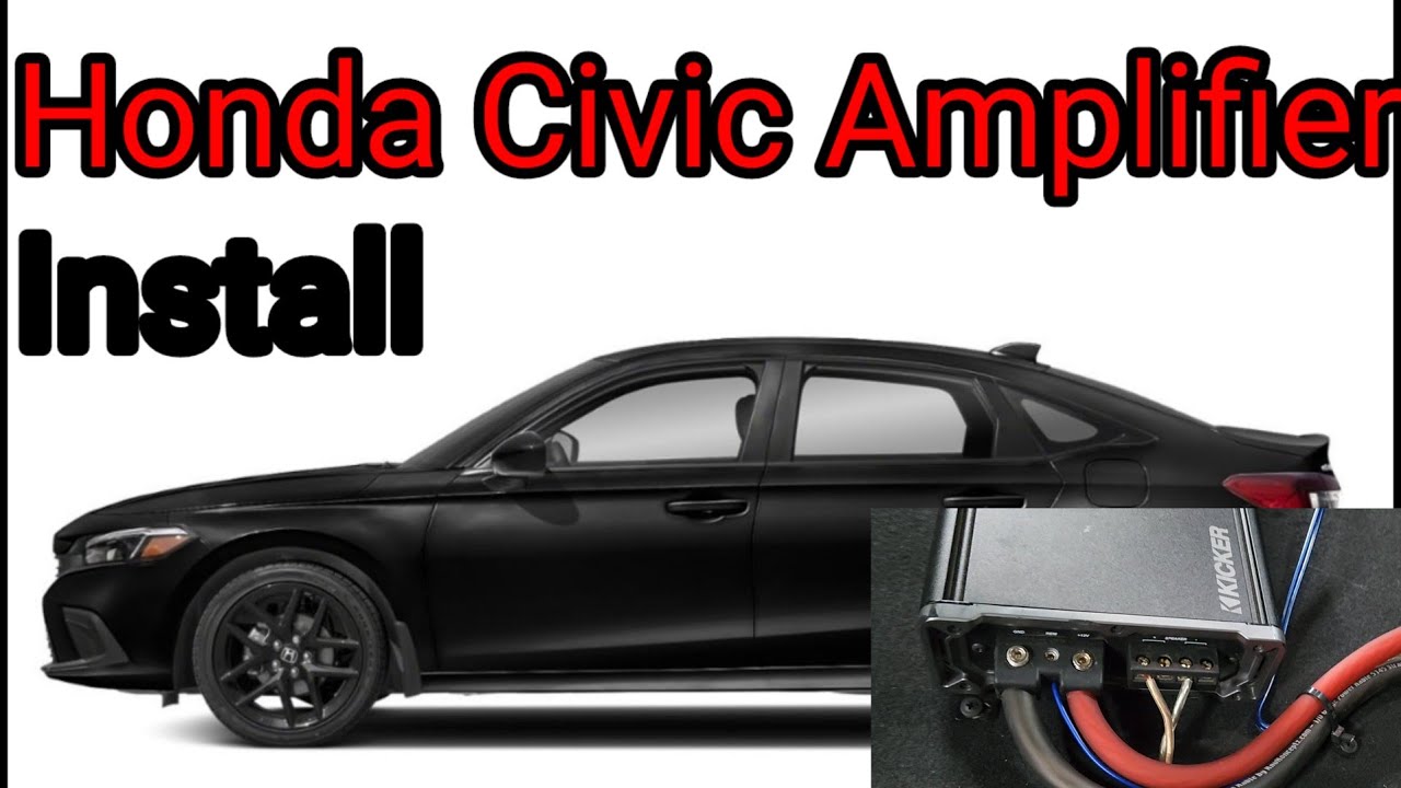 22 2023 Honda Civic Subwoofer install