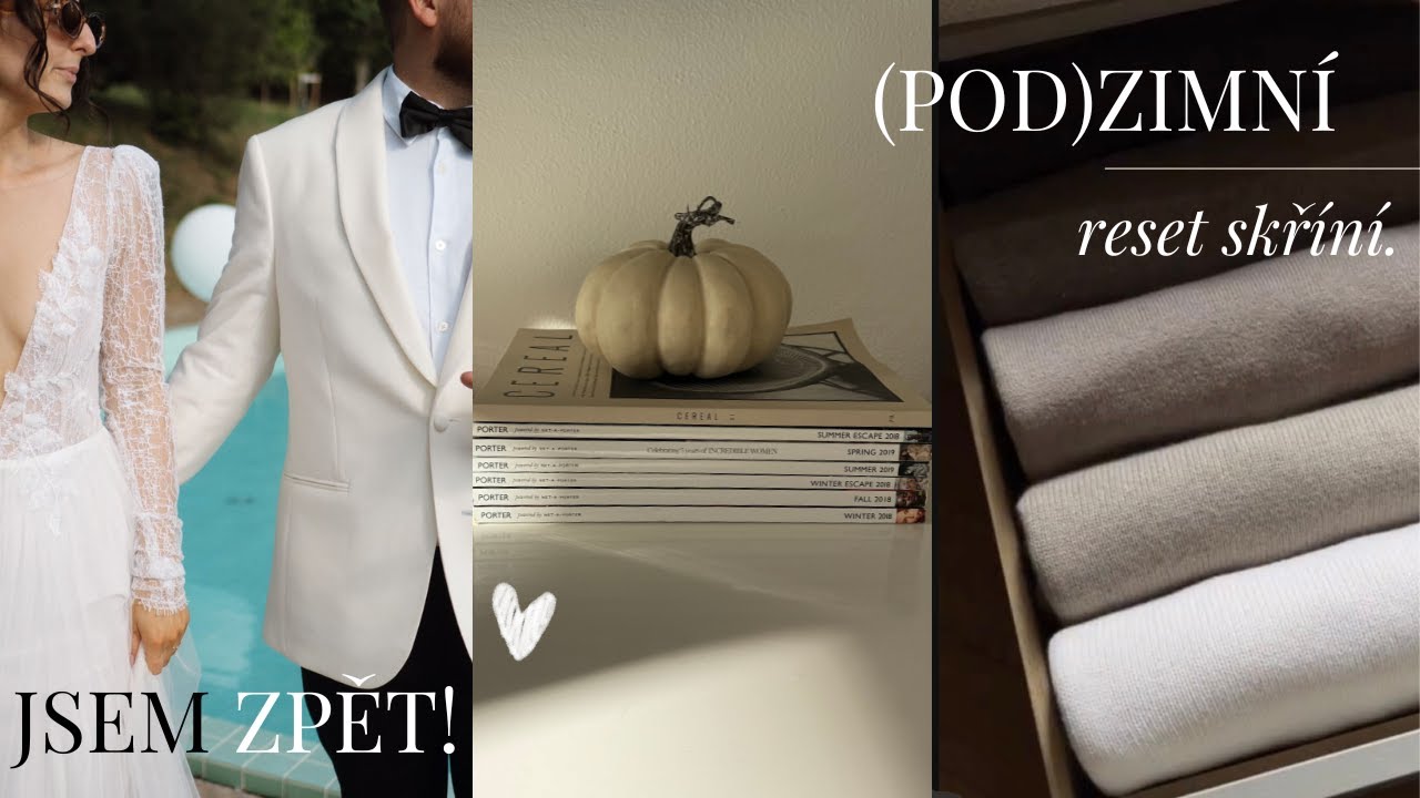 VELKÝ ÚKLID A ORGANIZACE SKŘÍNÍ | Co se vše stalo po svatbě 👰🏻‍♀️💔
