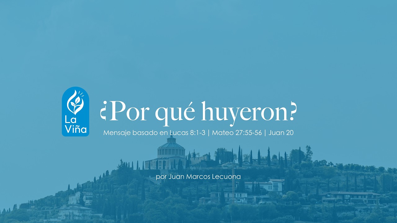 ¿Por qué huyeron?