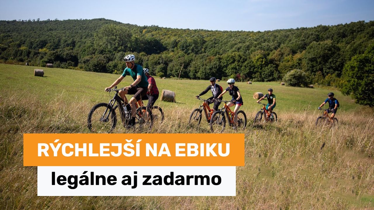 Rýchlejší na ebiku - legálne aj zadarmo