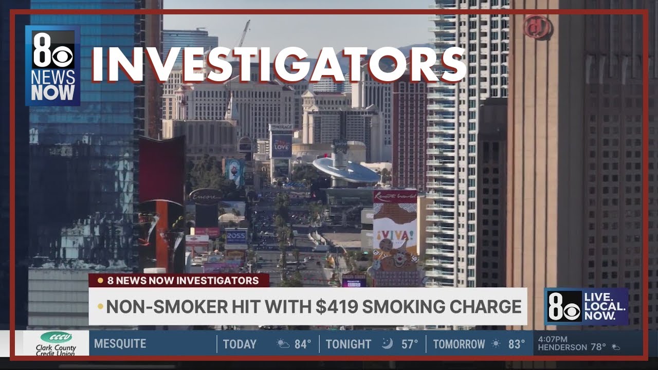 $419 Las Vegas hotel smoking fee shocks non-smoking health educator