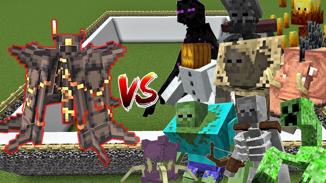 Ignited Revenet vs All Mutant Mob | L_Ender's Cataclysm vs Mutant Mob [Minecraft Mob Battle]