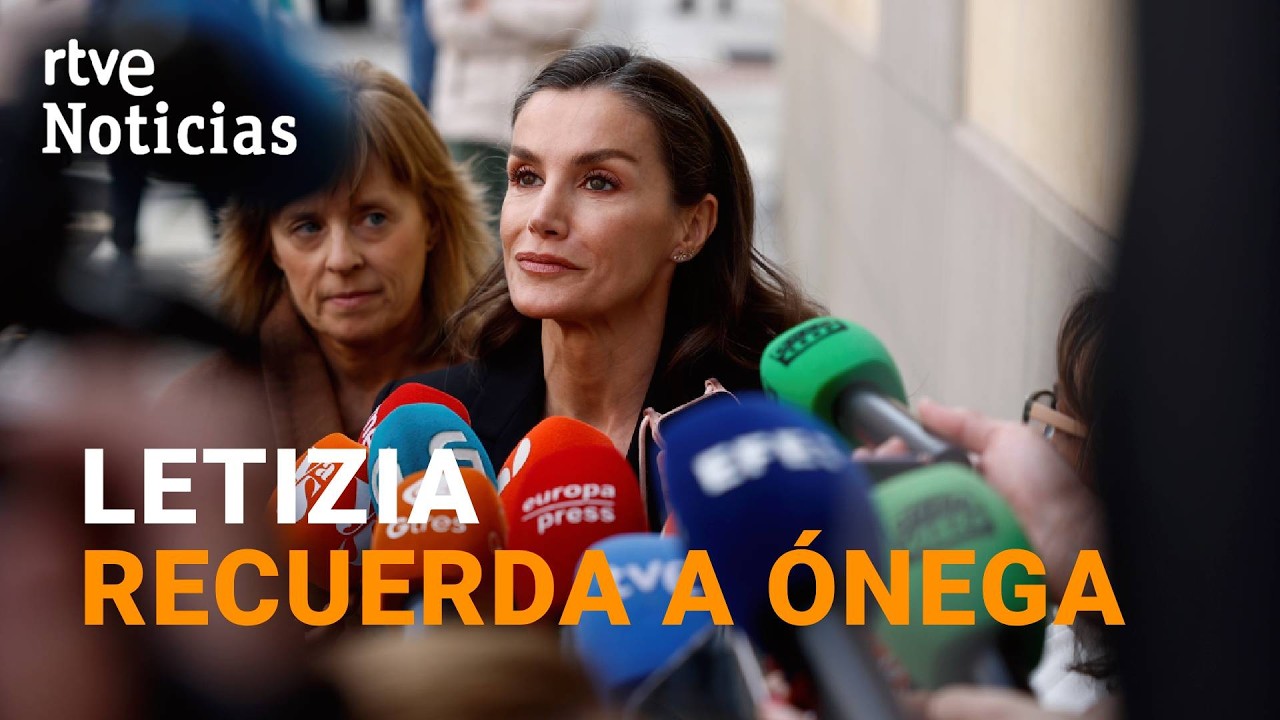 La REINA LETIZIA habla sobre FERNANDO ÓNEGA | RTVE Noticias