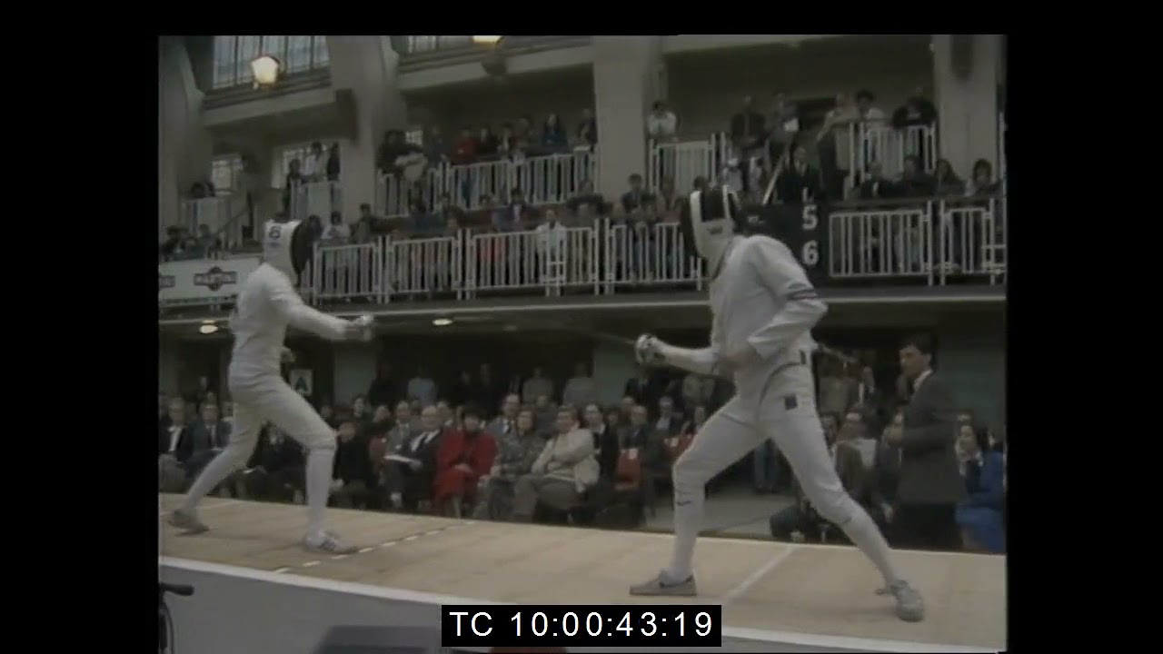 1987 Martini International Epee Final