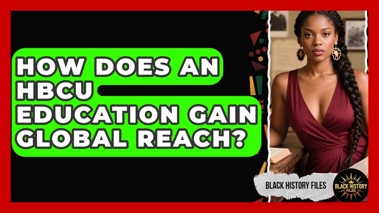 How Does An HBCU Education Gain Global Reach? - Black History Files
