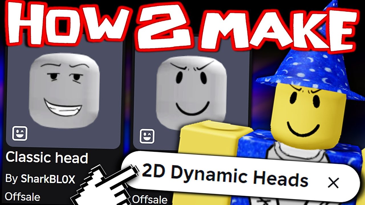 Easily Make Classic Looking Dynamic Heads/Faces! (ROBLOX UGC GUIDE)