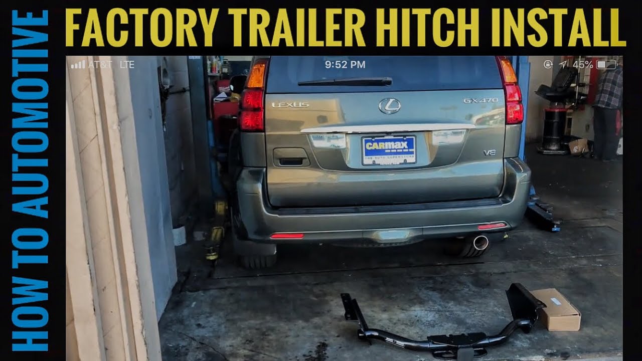 How To Install A Trailer Hitch On A 2004-2009 Lexus Gx470
