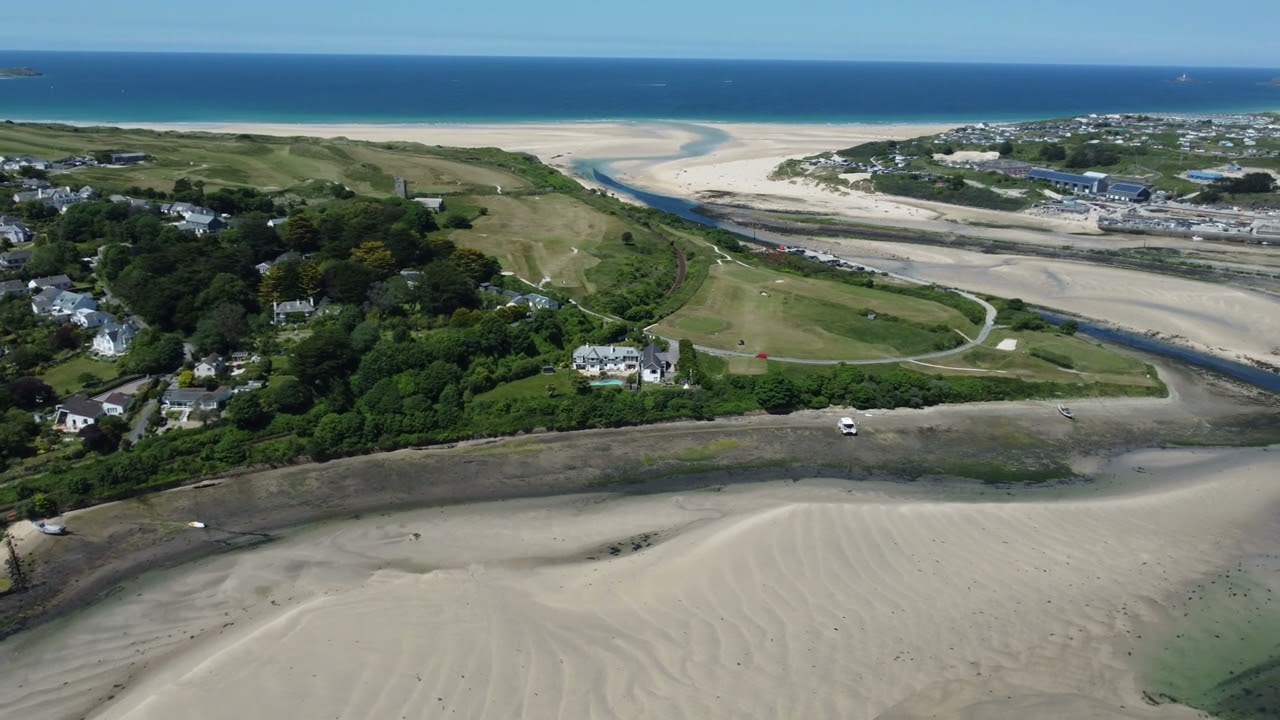 Lelant, Lelant Saltings and Carnsew Pool.