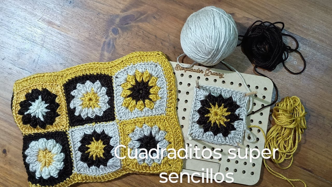 Crochet: cuadraditos sencillos 🟥
