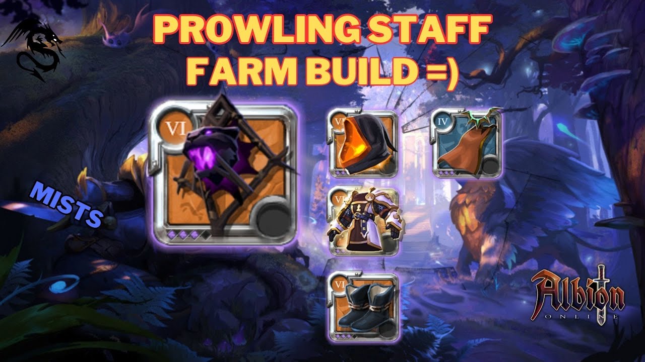 Prowling Staff Mists Money Farm Build / Albion Online Mists Fight Solo Pvp 