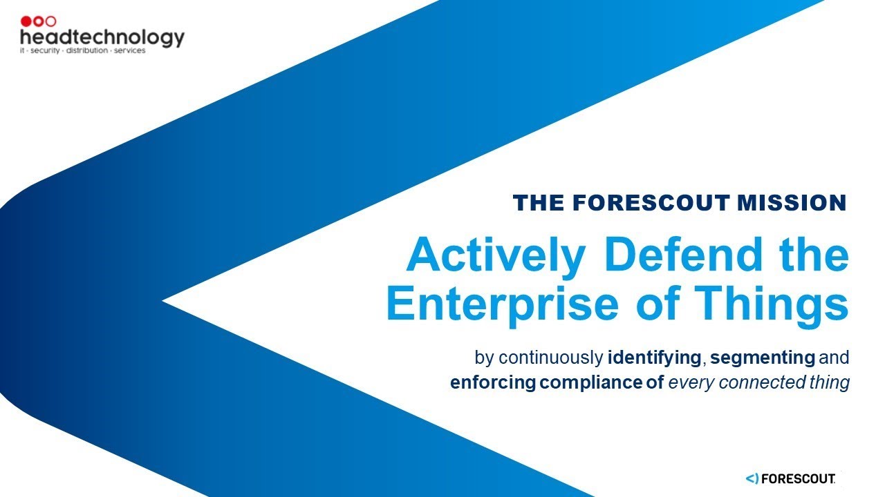Forescout: Proactive Cyber Security for Converged IT/OT Networks