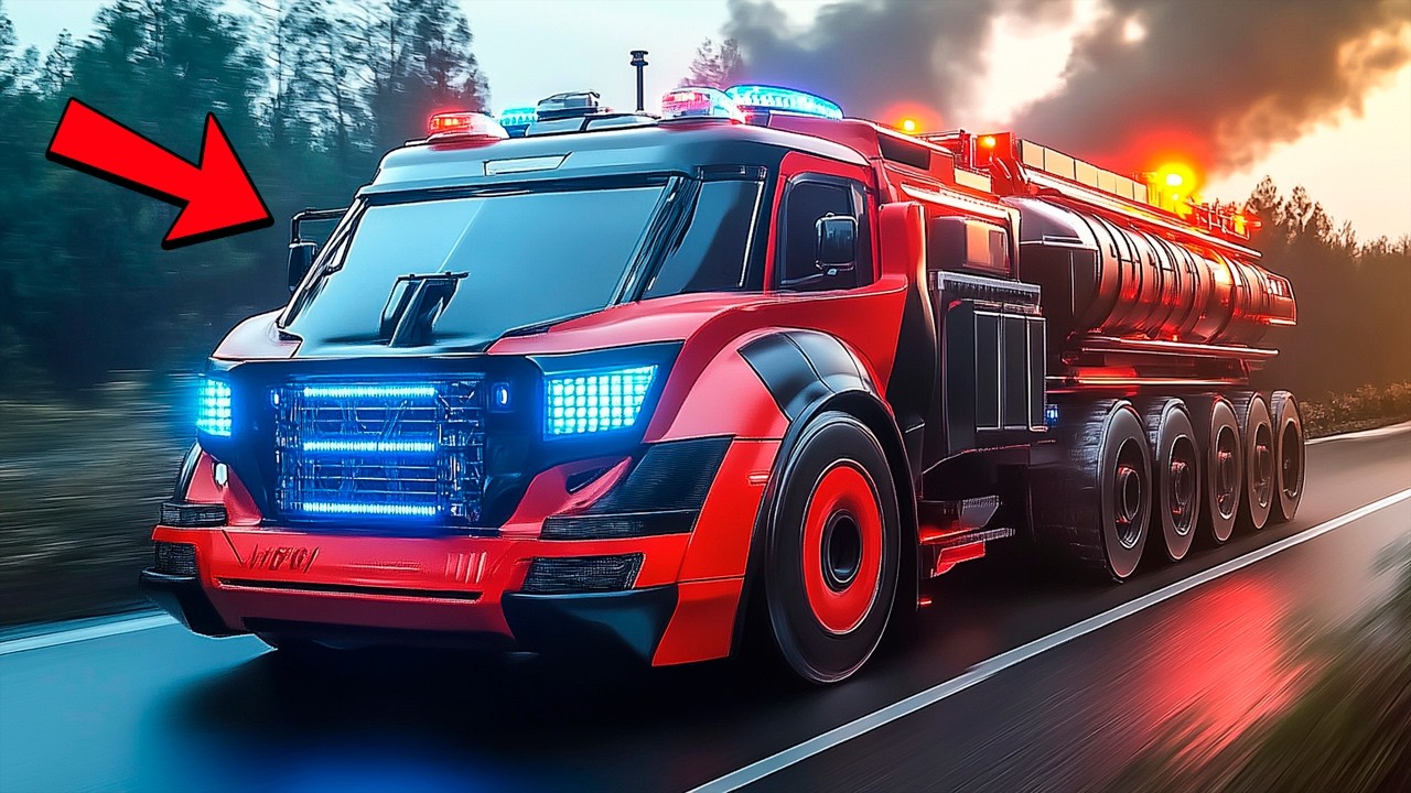TOP 15 Camiones de Bomberos Más Inusuales y Superiores Del Mundo