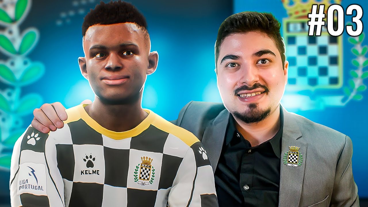 CONTRATEI um CRAQUE PORTUGUÊS para o BOAVISTA! - MODO CARREIRA #03 | FC25
