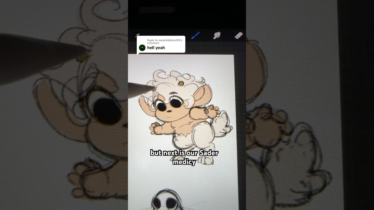 Drawing DnD characters as babies #artvlog #dnd #dndstory #oc