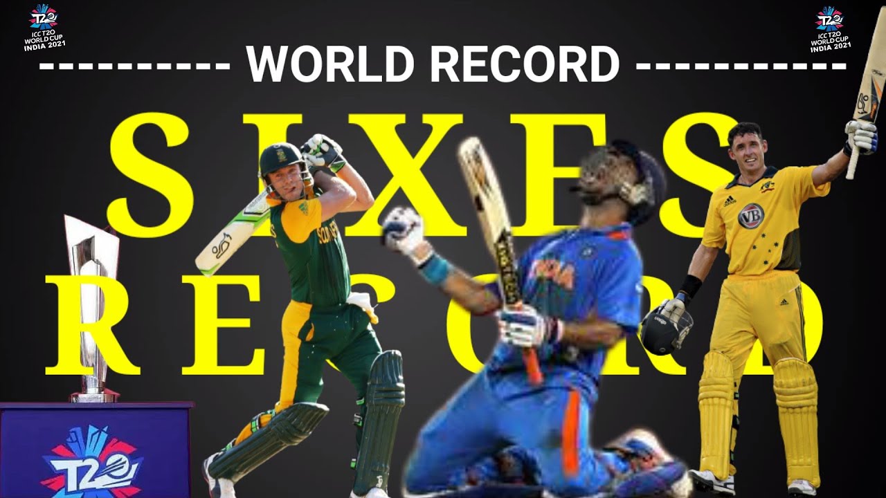 T20 World Cup | Most Sixes in an Over | 6 Sixes in an over | ICC T20 World Cup | #t20wc