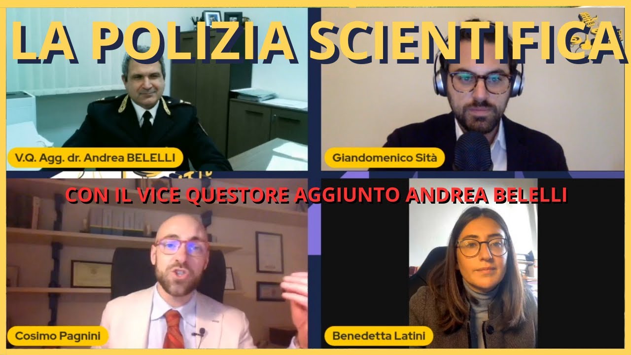 La Polizia Scientifica. Con il Vice Questore Aggiunto Andrea Belelli (P2 S6)