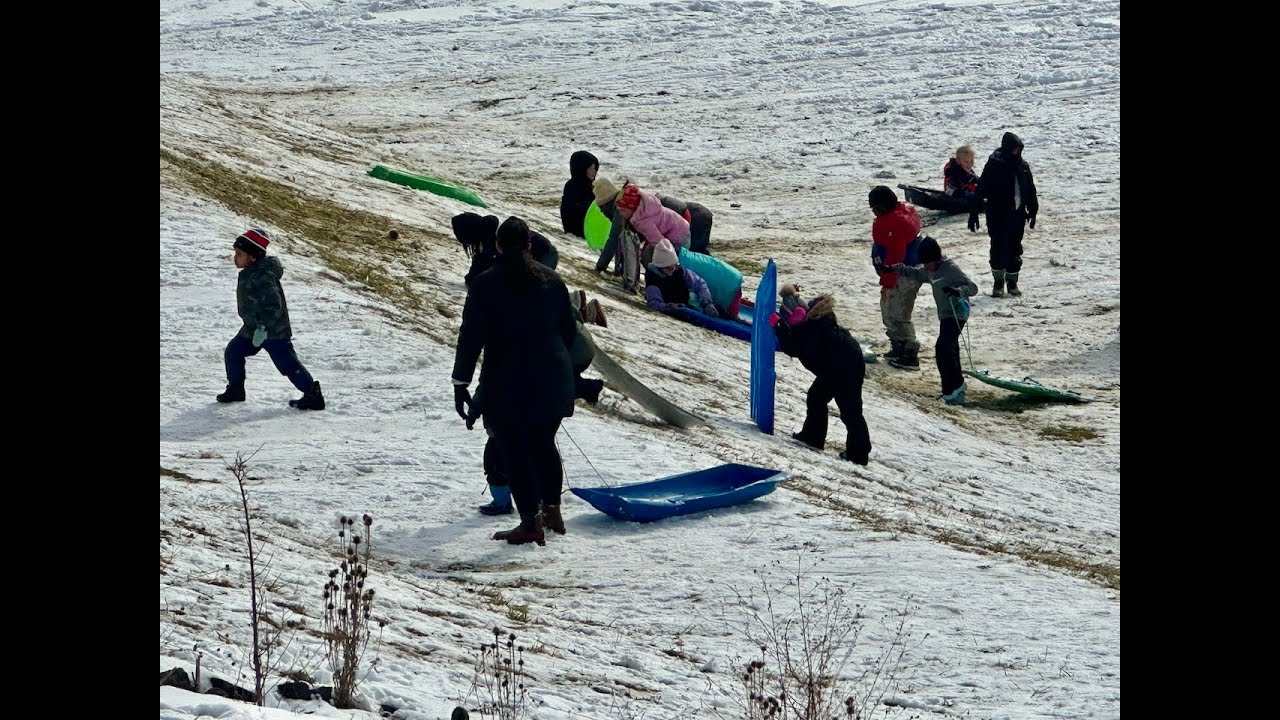 Катание на санях 