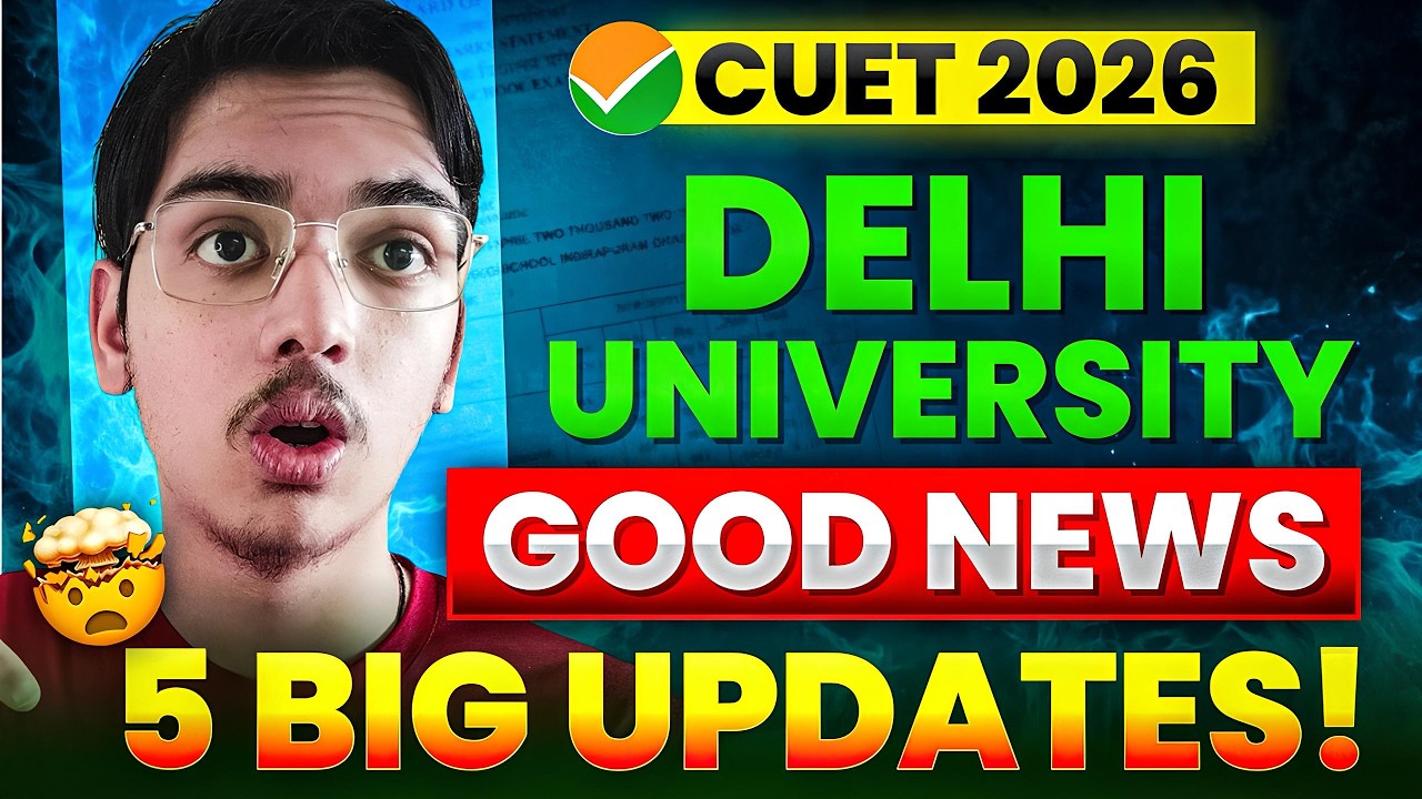 Delhi University Admission 2026 GOOD NEWS🔥 Low Cutoff + Hidden Quota 😳