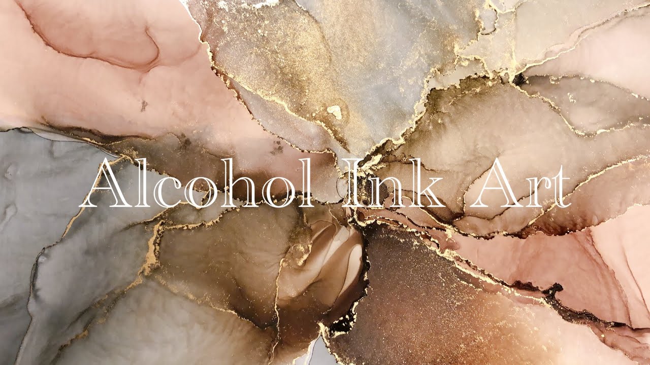 Alcohol Ink Art/アルコールインクアート