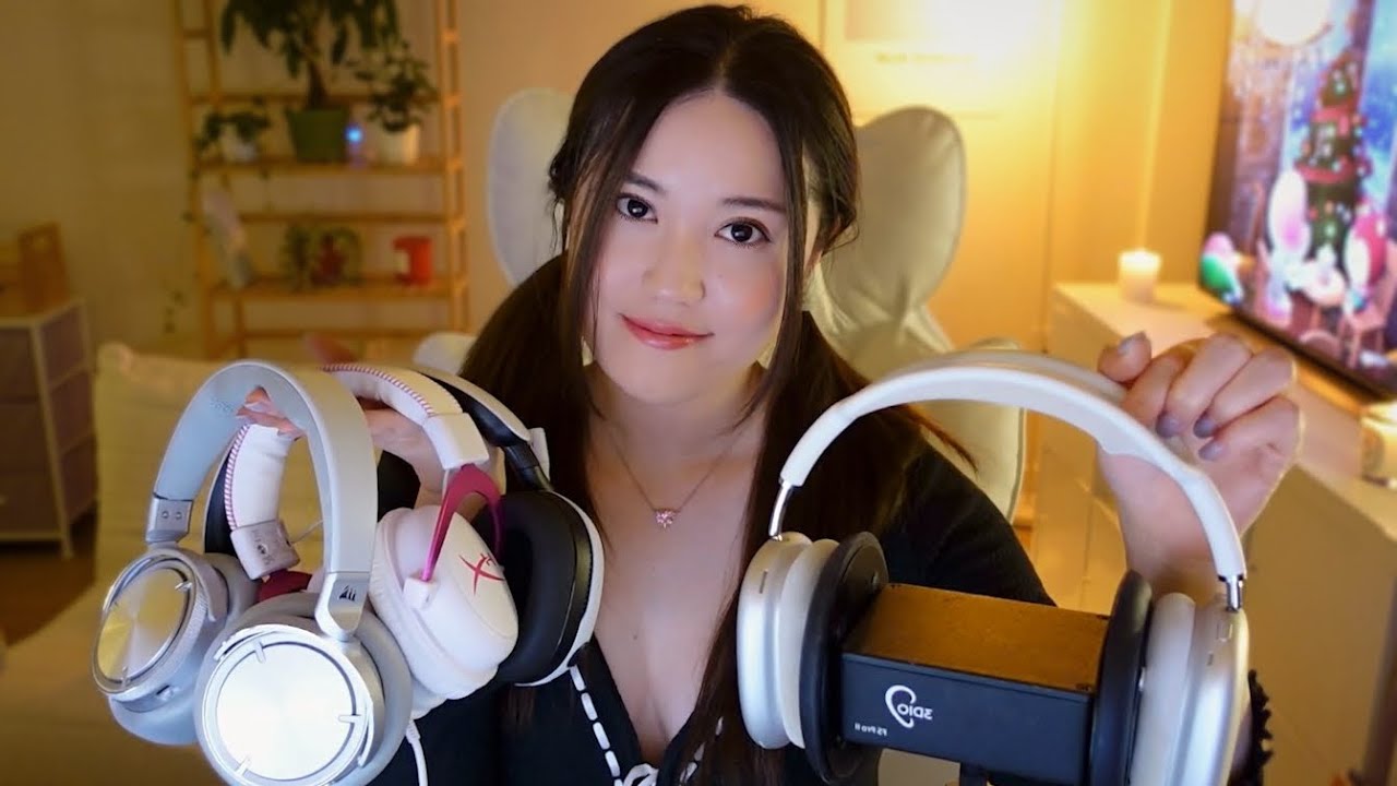 ASMR with Four Different Headsets 😴🎧