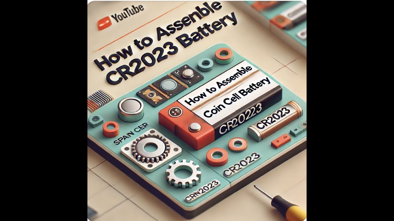How to Assemble a CR2023 Coin Cell Battery