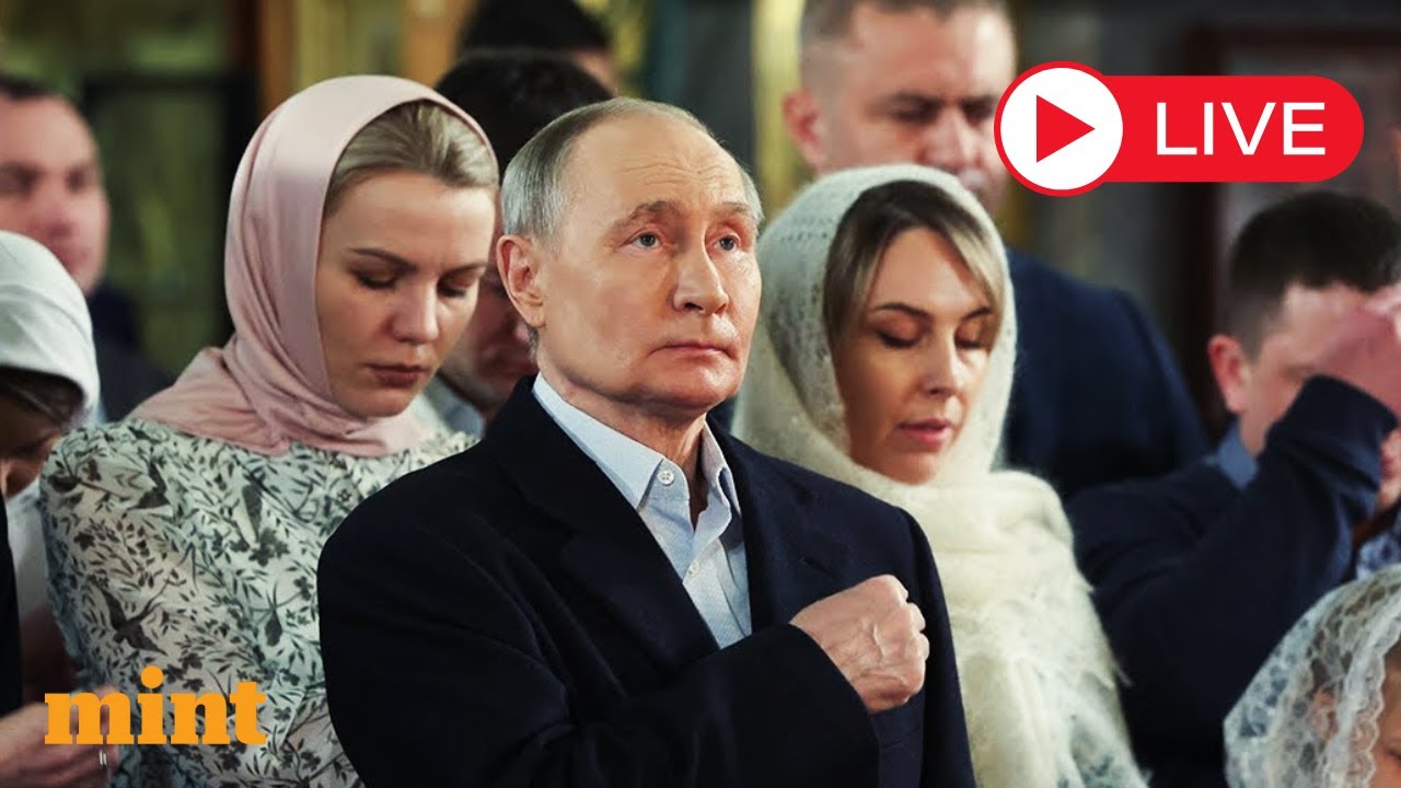 LIVE: President Putin Attends Orthodox Christmas Service | RUSSIAN CHRISTMAS LIVE | Putin LIVE