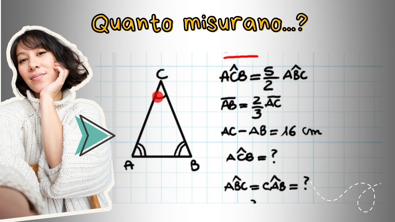 Triangolo isoscele: trova angoli e perimetro con frazioni e 