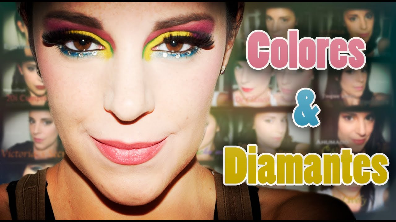 Maquillaje Colores & Diamantes Carnaval Fantasía, Fantasía #17 | Silvia Quiros