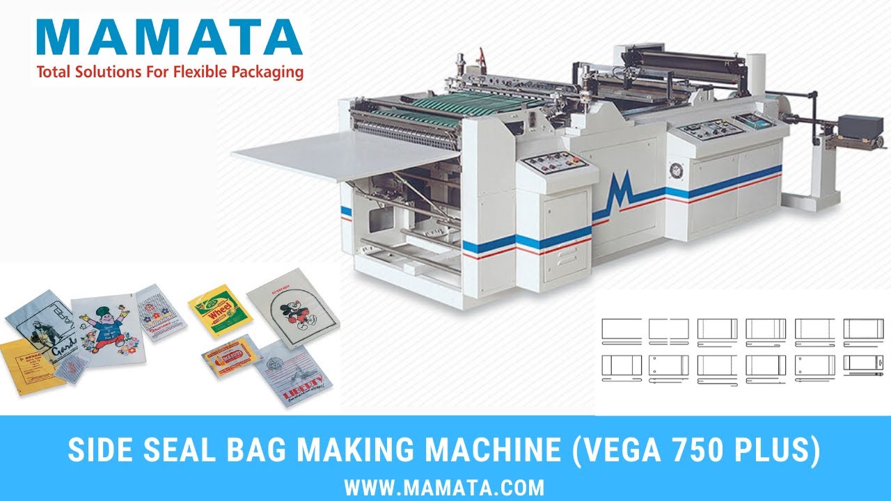Mamata Machinery | Vega 750 Plus | High Speed Side Seal Bag Making Machine Manufacturer