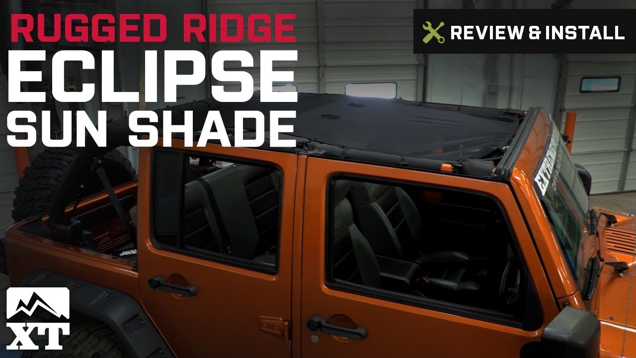 Обзор и установка солнцезащитного козырька Jeep Wrangler Rugged Ridge Eclipse (2007-2016 JK)