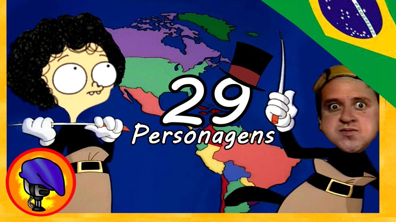 As nações do mundo de yakko, mas é cantado por 29 personagens | DUBLACORE