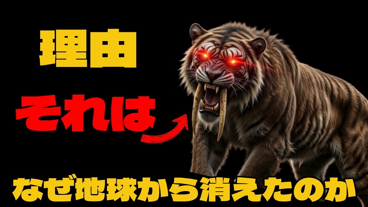 【衝撃】3万7千年前のミイラが語る、サーベルタイガー驚異の正体