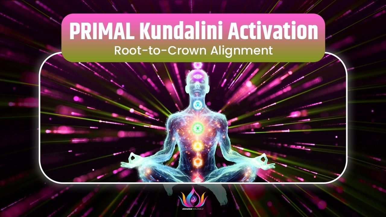 PRIMAL Kundalini Activation | 528Hz Spinal Energy & Root-to-Crown Alignment via Binaural Beats