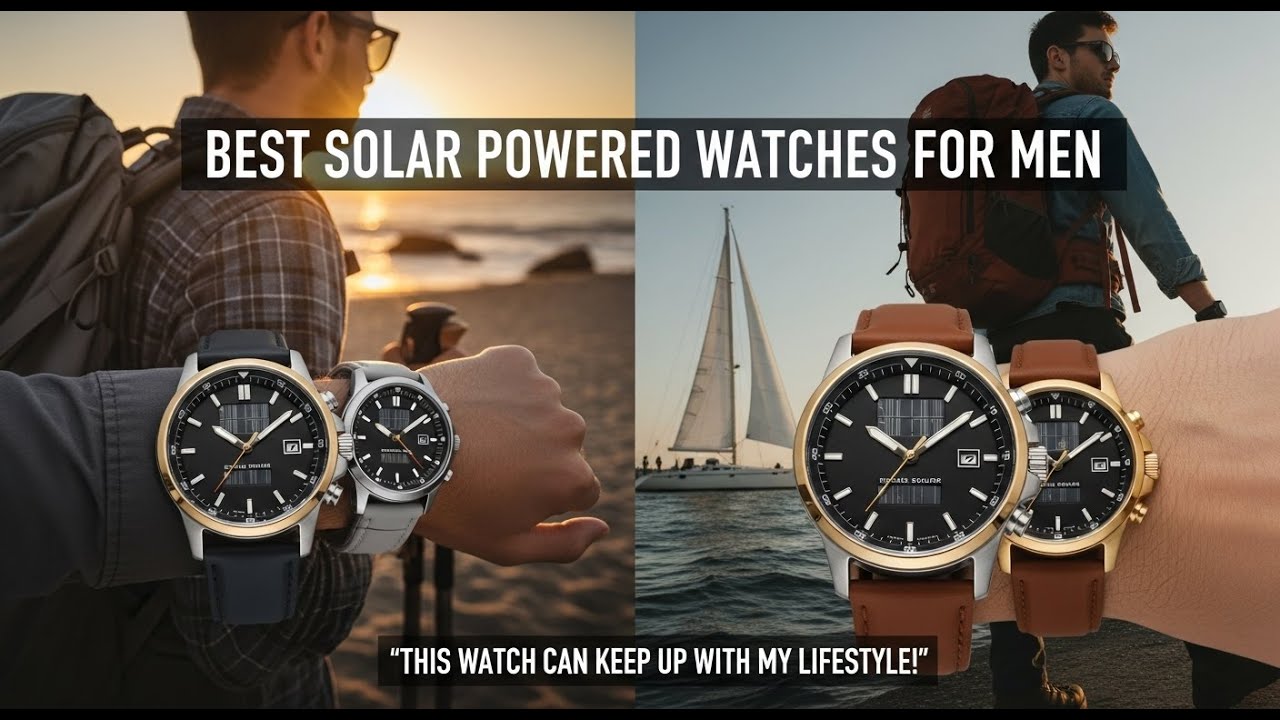 TOP 5 Best Solar Powered Watches For Men 2026 | Solar Watches For Men You’ll Want To Wear Every Day