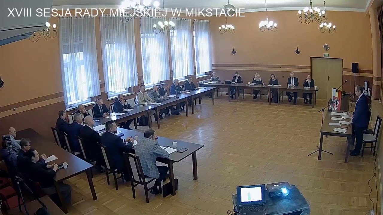 XVIII  Sesja Rady Miejskiej w Mikstacie