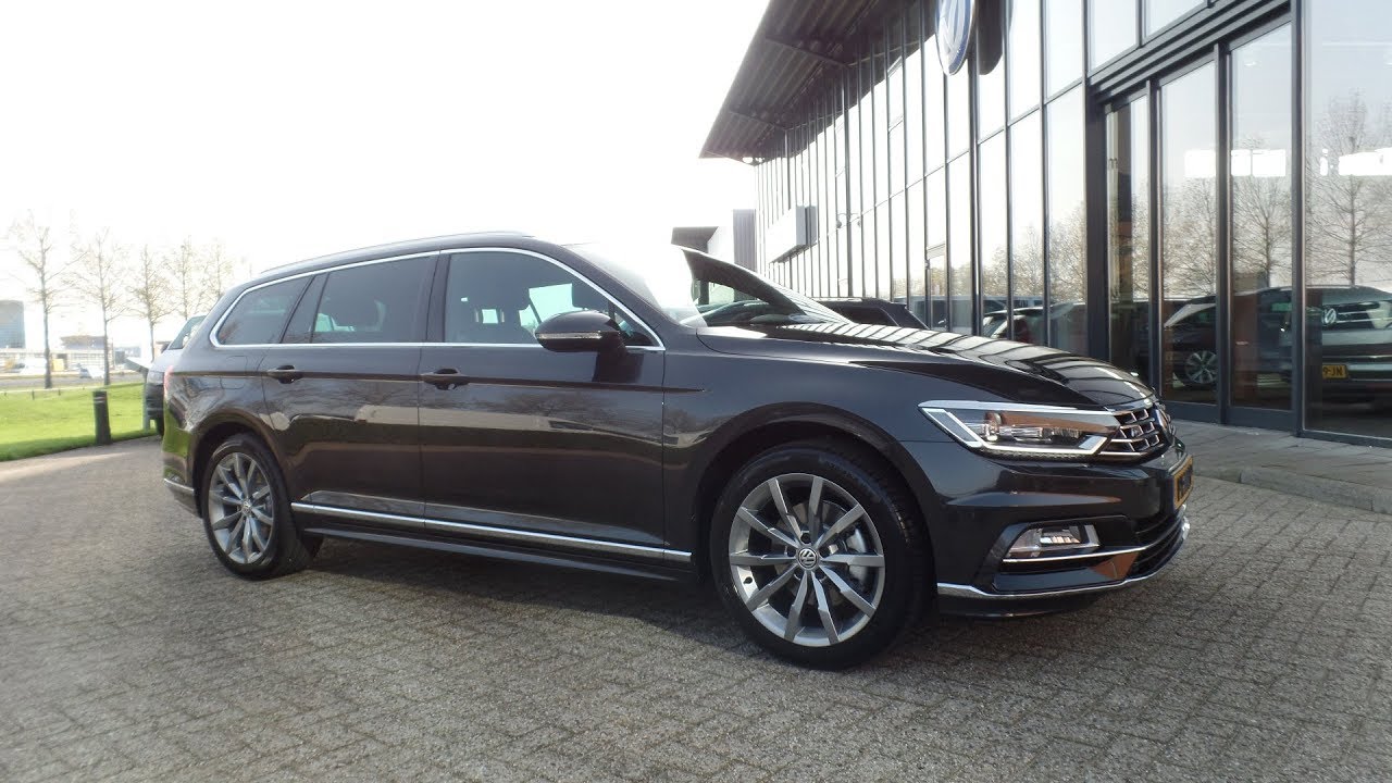 Volkswagen Passat variant R Line 2018 Mangan Grey Metallic R Line int & ext.  18 inch Montery