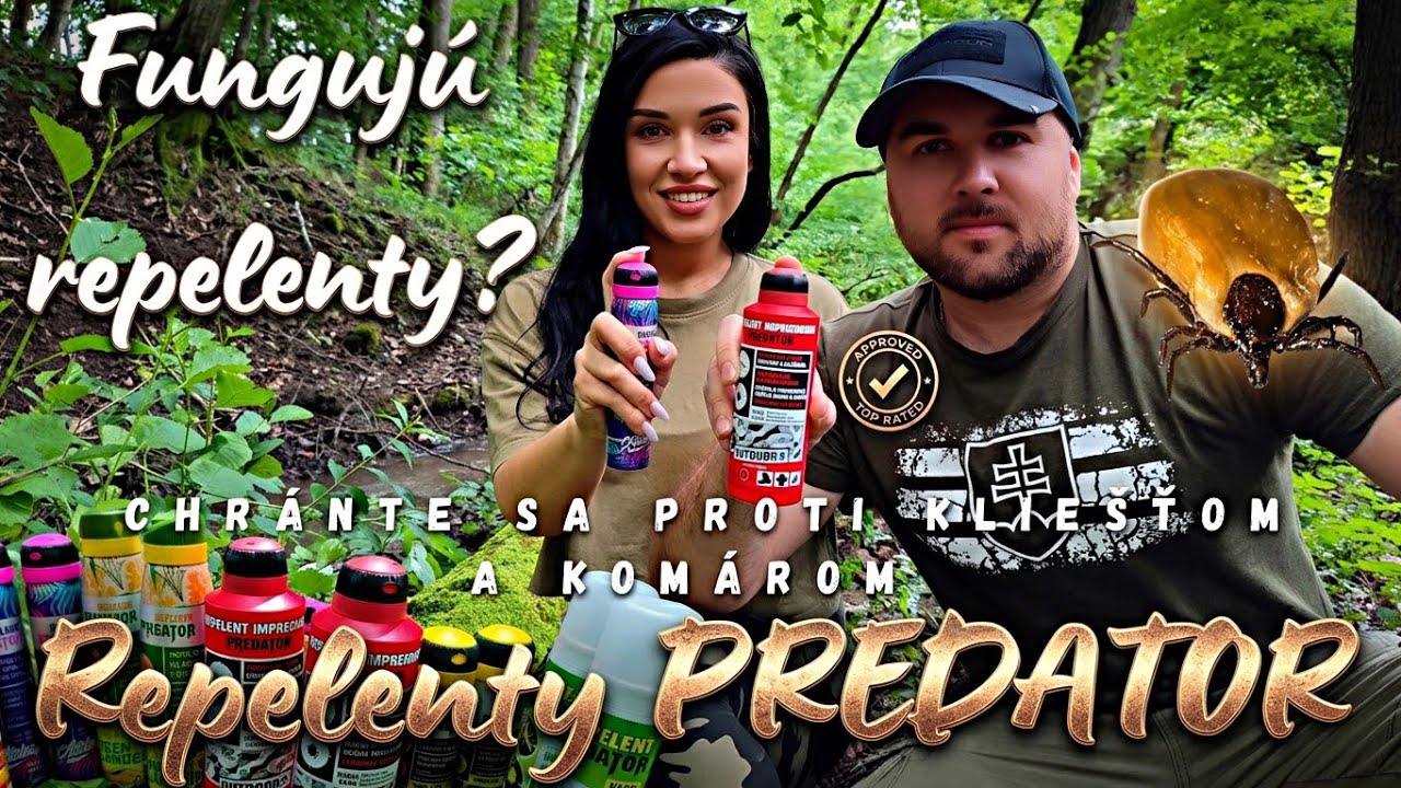 FUNGUJÚ REPELENTY PREDATOR? ÚČINNÁ OCHRANA PROTI NEBEZPEČNÝM KLIEŠŤOM A KOMÁROM DO PRÍRODY