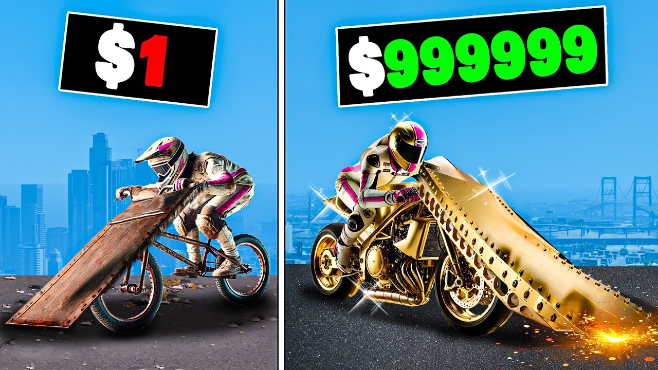 $1 to $1,000,000 Ramp Bike in GTA 5