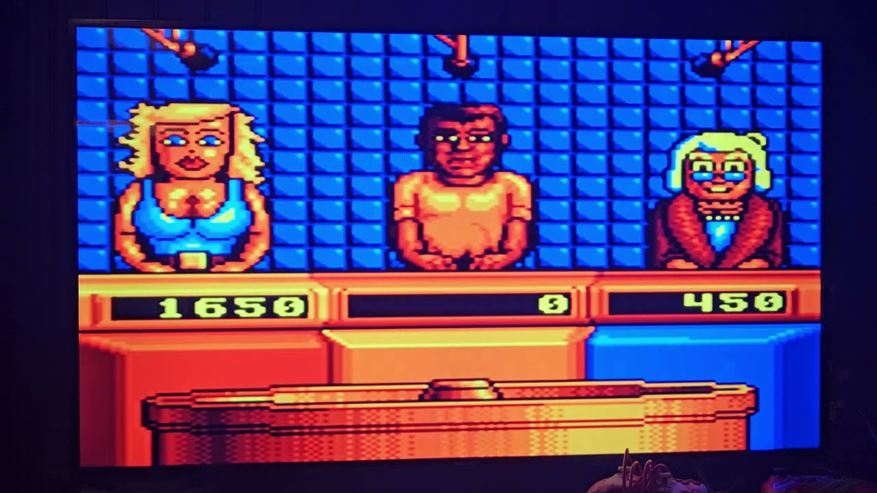 I play as my Cousin Aly on Wheel of Fortune for the Sega Game Gear