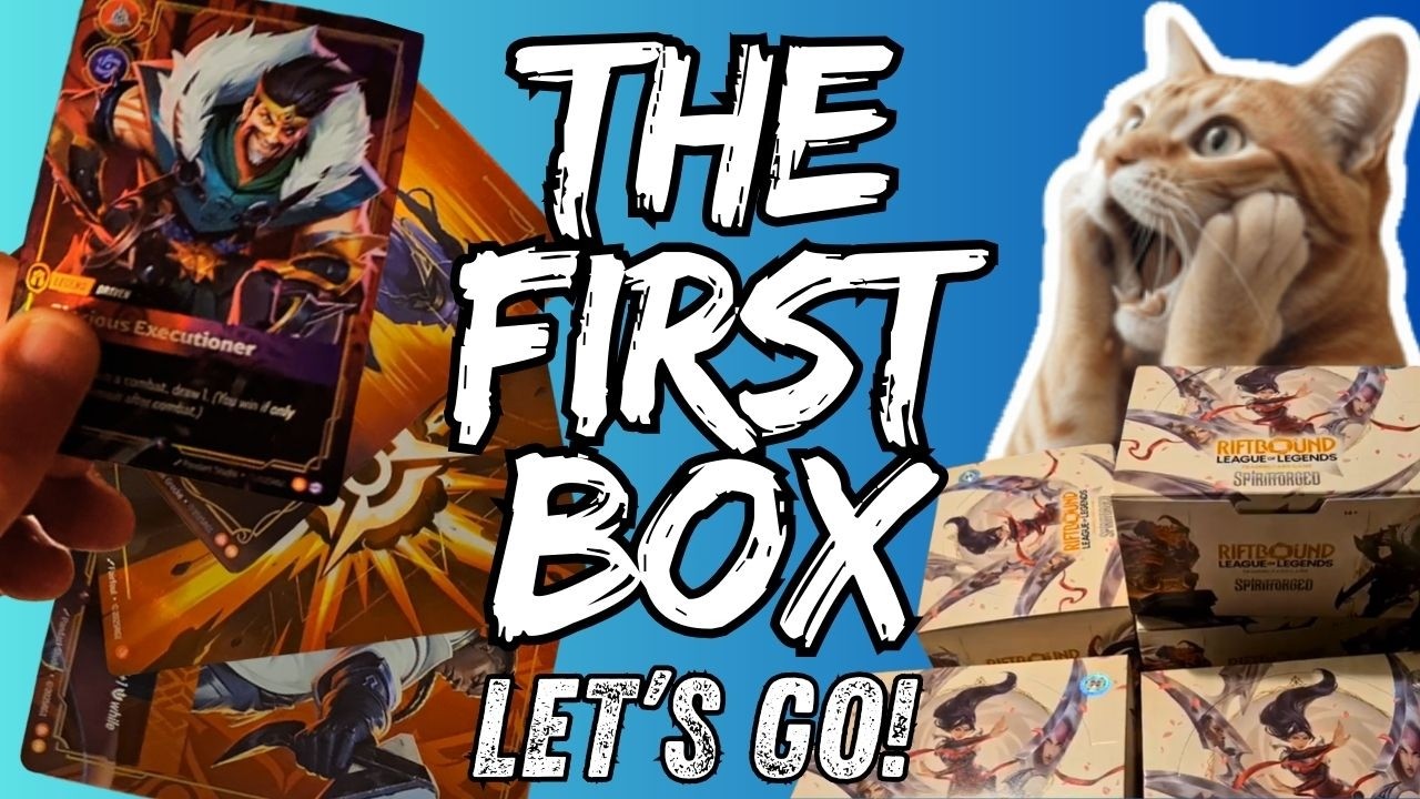 THE RIFTBOUND SPIRITFORGED HYPE BEGINS! BOX 1 OF 6 WITH INSANE EARLY PULLS!