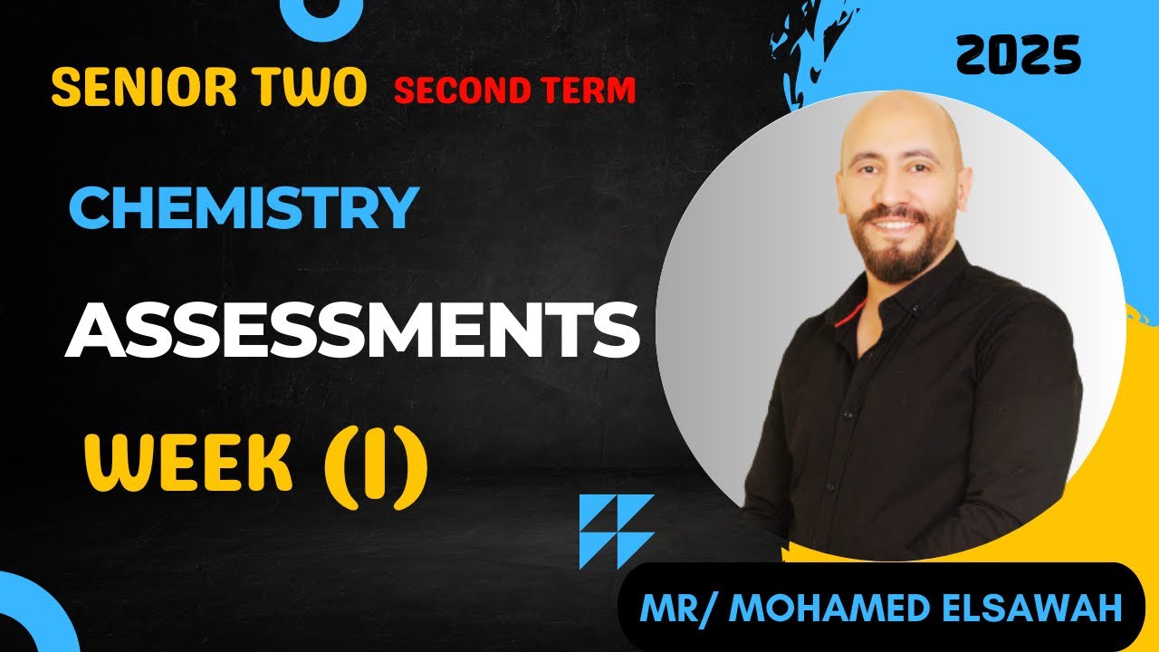 حل تقييم الاسبوع الاول -  كيمياء لغات- تانية ثانوى- الترم الثانى- 2025