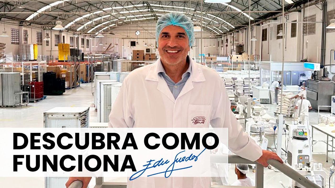 PASSO A PASSO EM UMA FÁBRICA DE PÃES - CANAL EDU GUEDES
