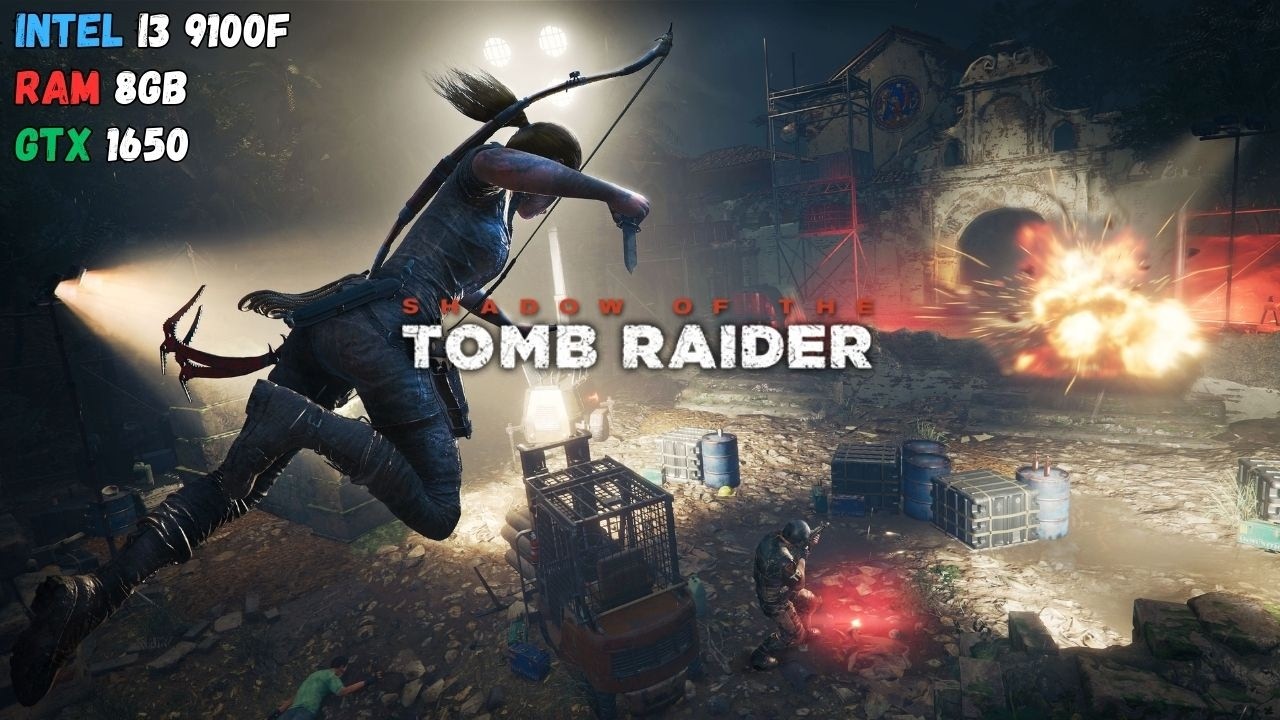 Shadow Of The Tomb Raider On I3 9100F Ram 16GB GTX 1650 || Test Game I3 9100F Ram 16GB GTX 1650 #7