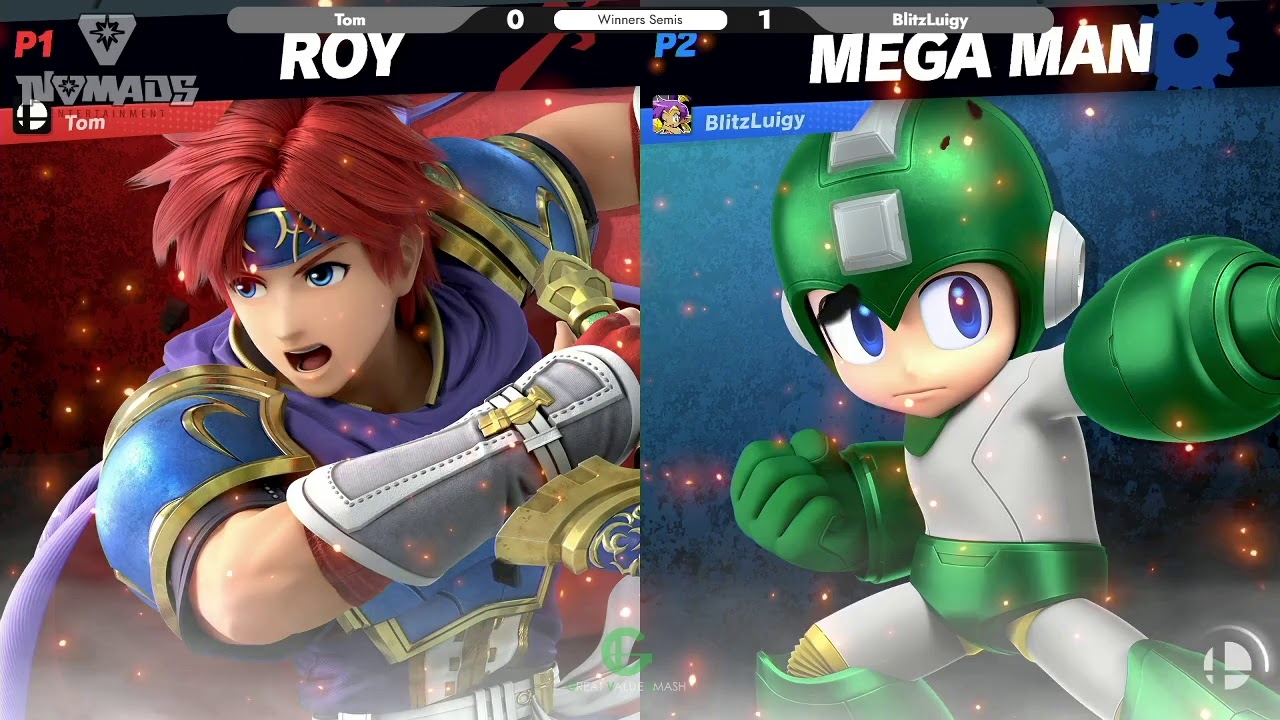 Super Smash Bros. Ultimate: Tom (Roy) V BlitzLuigy (Mega Man) - Synthesis Online 72