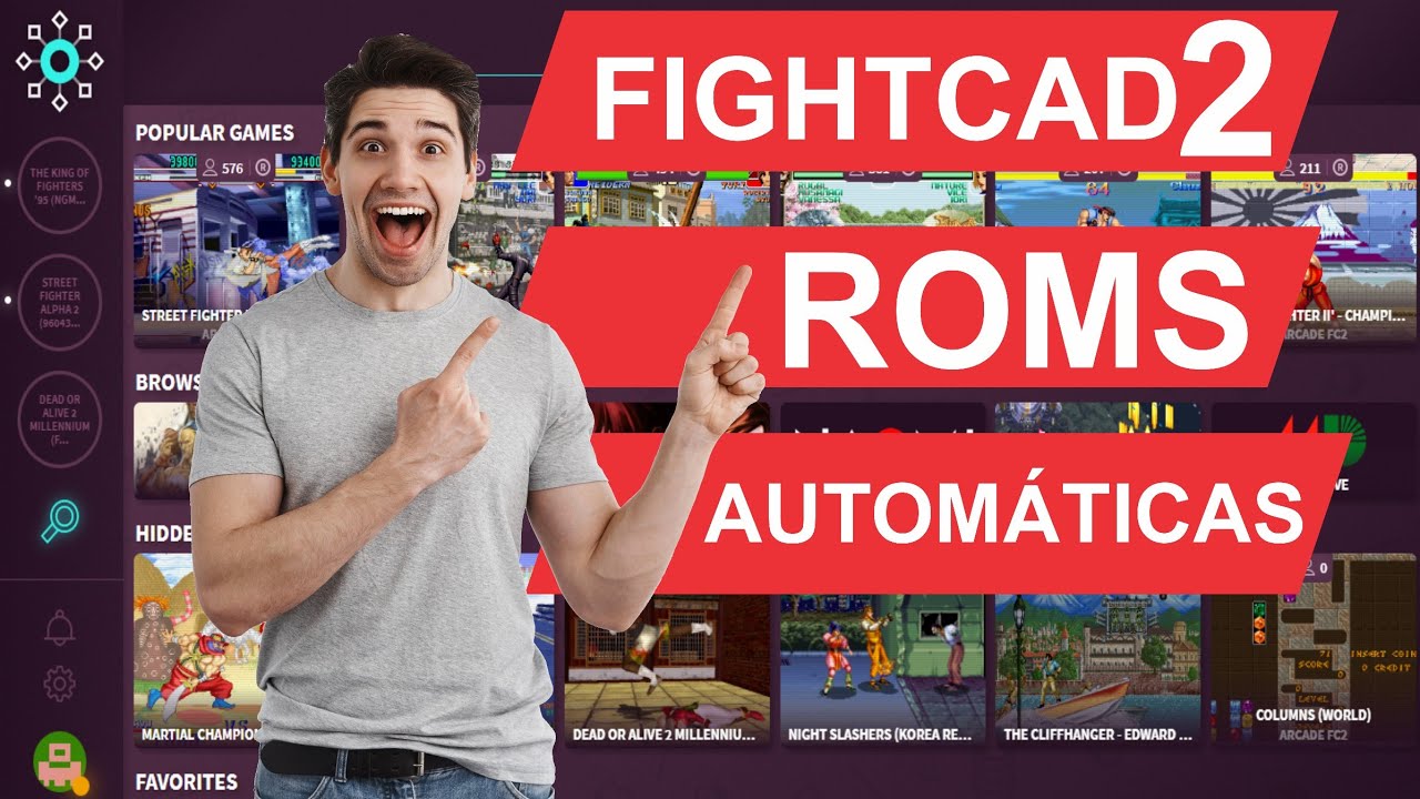 FIGHTCAD 2 COM ROMS AUTOMÁTICAS - FÁCIL