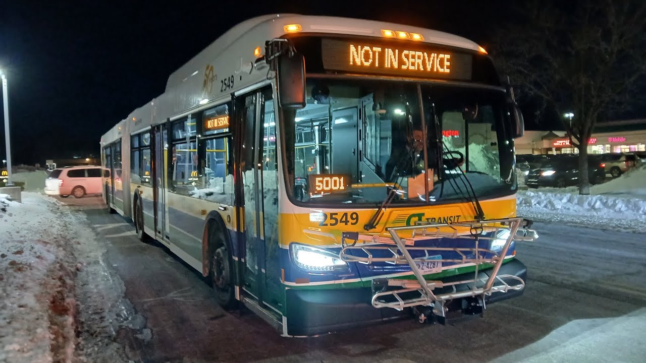 CT Transit Brand New Bus in Service!!: #2549 Ride on Route 52W 