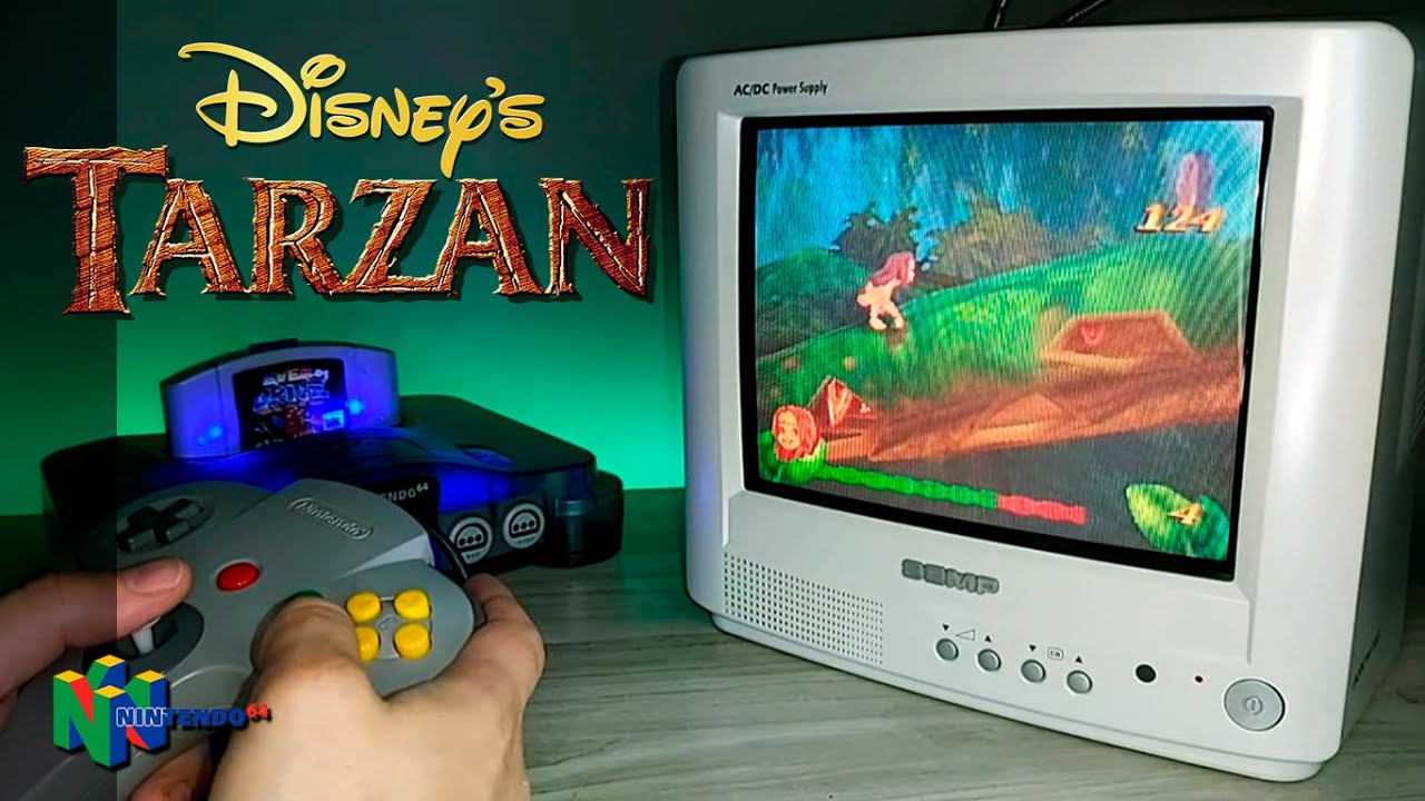 Disney's Tarzan - Nintendo 64 Gameplay - CRT