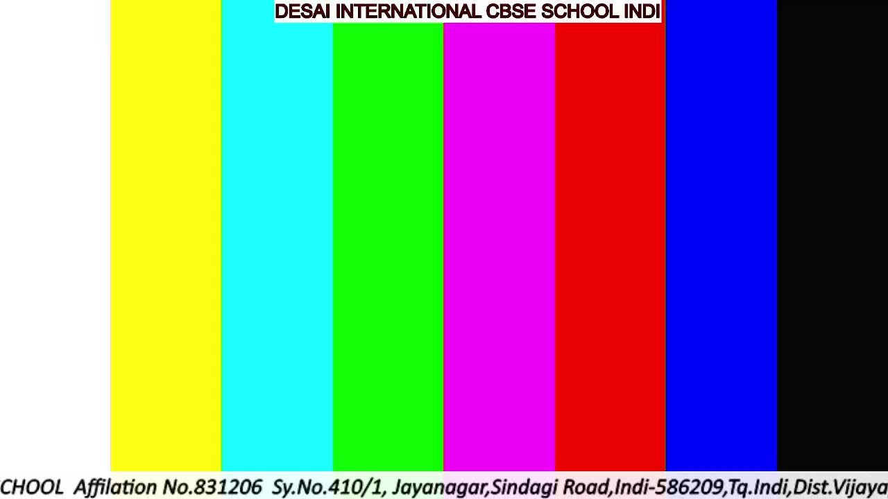 Desai International School (CBSE) Indi Live Stream